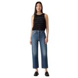 Levi's Ribcage Straight Jeans, Kadın Kot Pantolon, Dark Indigo (0010), 24W / 27L