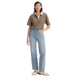 Levi's Ribcage Straight Jeans, Kadın Kot Pantolon, Med Indigo (0011), 25W / 27L