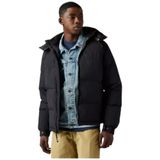 Levi's Rockridge Short Puffer Mont Erkek Mont, Siyah, XL