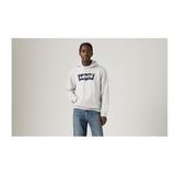 Levi's Standard Graphic Hoodie Erkek Sweatshirt, Gri (0154), S