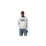 Levi's Standard Graphic Hoodie Erkek Sweatshirt, Gri (0154), XXL