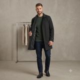 Levi's Suya Dayanıklı Baharlık Ince Trençkot - Siyah - M