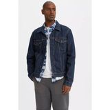 Levi's The Trucker Jacket Rockridge Trucker Orta İndigo Erkek Trucker Ceket - Lacivert - XL