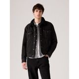 Levi's Type 3 Sherpa Erkek Siyah Kürklü Denım Trucker Kot Ceket 16365-0276 - XL