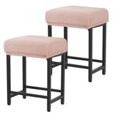 Levoberg Bar Taburesi Örtüsü Dikdörtgen Streç Sayaç Yüksekliği Barstool Slipcovers Dikdörtgen Makyaj Taburesi Kılıfı Mutfak Tezgah Sele Koltuk Kılıfı Ahşap Metal Tezgah için 2'li Set Haki