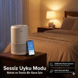 Levoit Lazer Sensörlü Kompakt Hava Temizleyici Pm2.5 Göstergeli Sigara Dumanı ve Alerjen Engelleyici Enerji Tasarruflu Ofis Tipi - Beyaz