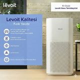 Levoit Profesyonel Tip 147M² Kapsama Alanlı Akıllı Hava Temizleme Robotu Enerji Tasarruflu Lazer Sensörlü Büyük Ofis ve Villa Tipi Koku Giderici Beyaz