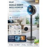 Levoit Yeni Gold Fan Vantilatör, 12 Hız Kademesi, 25 Metre Güçlü Hava Akışı, 90° Yatay 120° Dikey Salınım, 20 Db Sessiz Çalışma, Uzaktan Kumanda, Dc Motor ve 12 Saat Zamanlayıcı Ev Tipi