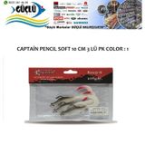 LEVREK TURNA SİLİKONU CAPTAIN PENCIL SOFT 10 CM 3 LÜ PK RENK : 1