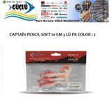 LEVREK TURNA SİLİKONU CAPTAIN PENCIL SOFT 10 CM 3 LÜ PK RENK : 2