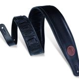 Levy's Leathers 7,62 cm Ekstra Uzun Dolgulu Giysi Deri Gitar Askısı; 37 inç - 63 inç arası ayarlanabilir | Siyah (MSS2-XL-BLK)