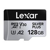 Lexar 128 GB Silver Plus 205mb 4K V30 Uhsı Micro SD Hafıza Kartı
