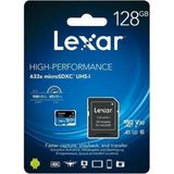 Lexar 128GB 633X Micro Sd Hafıza Kartı Uhs-I C10 V30 A1 4K (100MB