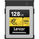 Lexar 128GB CFexpress Type-B 1750MB/s Okuma 1500MB/s Yazma Profesyonel Hafıza Kartı LCXEXPR128G-RNENG