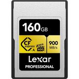 Lexar 160GB Profesyonel Cfexpress Tip A Altın Serisi Hafıza Kartı, 900MB/S'YE Kadar Okuma, Sinema Ka