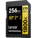 Lexar 256 GB Gold Series 1800X UHS-II Sdxc 270 mbs Hafıza Kartı