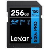 Lexar 256GB 800X SD UhsI V30 150MB/S Hafıza Kartı