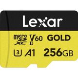 Lexar 256GB Gold 280MB/s V60 UHS-II microSDXC Hafıza Kartı