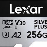 Lexar 256Gb Silver Plus 205Mb 4K V30 Uhsı Micro Sd Hafiza Karti