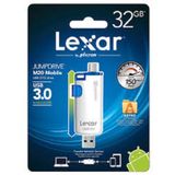 Lexar 32 GB Jumpdrive M20 2in1 Mobil OTG USB 3.0 Bellek Android