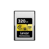 Lexar 320GB Profesyonel CFexpress Tip A GOLD Serisi Hafıza Kartı, 900MB/s'ye Kadar Okuma, Sinema kalitesinde 8K Video, Anma VPG 400 (LCAGOLD320G-RNENG)