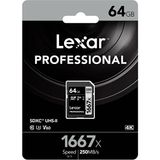 Lexar 64 GB 1667X 250MB/s Uhs-Ii V60 Sdxc Hafıza Kartı