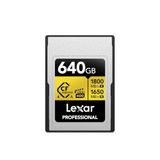 Lexar 640GB Profesyonel GOLD CFexpress 4.0 Tip A Hafıza Kartı