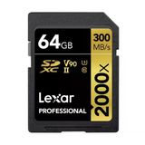 Lexar 64Gb 300Mb/S 2000X V90 U3 Uhs-Iı Sdhc 4K Hafiza Karti