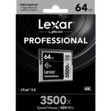 Lexar 64GB 3500x CFast 2.0 HAFIZA KARTI VPG-130 4K (525MB/s)
