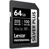 Lexar 64Gb Silver Sd Uhsi V30 U3 205Mb/S Hafıza Kartı