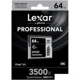 Lexar 64GB VPG-130 3500X Cfast 525MB/S 2.0 Hafıza Kartı