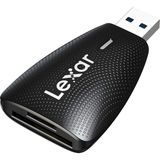 Lexar Çoklu Kart 2'si 1 arada USB 3.1 Okuyucu, UHS-I UHS-II SD/Micro SD Kart için 312 MB/sn'ye kadar, USB 3.0/2.0 ile uyumlu, Yüksek Hızlı Aktarımlı Kompakt Taşınabilir Kart Okuyucu (LRW450UBAMZN)