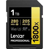 Lexar Gold Series 1800x Class 10 UHS-II U3 V60 1 TB Hafıza Kartı