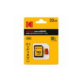 Lexar KODAK 32GB UHS-I C10 U1 V10 Micro SD Kart + Adaptör (Kırmızı)