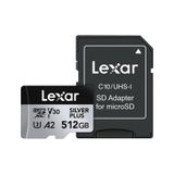 Lexar LMSSIPL512G-BNANU 512 GB Silver Plus 205 MB 4K V30 microSDXC Hafıza Kartı