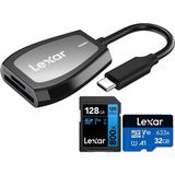Lexar LRW470U USB Type-C Çift Yuvalı Kart Okuyucu - Renkli