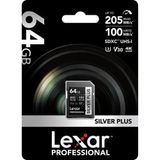 Lexar LSDSIPL064G Professional Silver Plus UHS-I U3 V30 64 GB Hafıza Kartı
