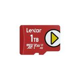 Lexar Play Micro Sd Kart 1 Tb, Microsdxc Uhs-I, 205 Mb/S'ye Kadar Okuma, 140 Mb/S'ye Kadar Yazma, Sınıf 10, U3, V30, A2, 4K Video, Anahtar/Taşınab