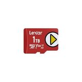 Lexar Play Micro Sd Kart 1 Tb, Microsdxc Uhs-I, 205 Mb/s'ye Kadar Okuma, 140 Mb/s'ye Kadar Yazma, Sınıf 10, U3, V30, A2, 4K Video, Anahtar/taşınabilir Oyun Cihazları Telefonlar Için Yüksek Hızlı Kart