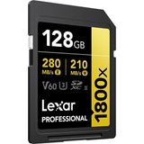 Lexar Professional 128Gb 1800X 280Mb/S 4K V60 Sd Hafıza Kartı