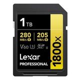 Lexar Professional 1Tb 1800X 280Mb/S 4K V60 Sd Hafıza Kartı