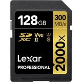 Lexar Professional 2000X Gold Serisi Sdhc/sdxc Hafıza Kartı 128 GB Altın LSD2000128G-BNNNG