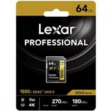Lexar Professional 64Gb 1800X 280Mb/S 4K V60 Sd Hafıza Kartı