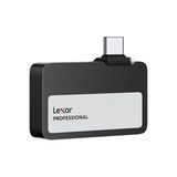 Lexar Professional Go Taşınabilir SSD 2 Tb, Ultra Kompakt, Apple Prores'i Destekler, 1050 Mb/s'ye Kadar Okuma ve 1000 Mb/s'ye Kadar Yazma, USB 3.2 Gen 2, IP65, iPhone 15/16 Pro Için, Siyah