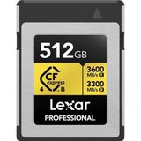 Lexar Professional Gold LCXEXP4512G-RNENG CFexpress 4.0 Type-B 512 GB Hafıza Kartı