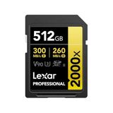 Lexar Professional Sd Kart 512 Gb, Okuyucusuz Sdxc Uhs-Iı Hafıza Kartı, 300 Mb/s'ye Kadar Okuma, Dslr Için Class 10, U3, V90 Sd Hafıza Kartı, Sinema Kalitesinde Video Kameralar