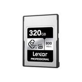 Lexar Professional Sılver Serisi Cfexpress Tip A Kart 320 Gb, 800 Mb/s'ye Kadar Okuma Hızına Sahip Cfe Kart, VPG200, 8k Video Cf Kartı, Sony Alpha/sony Fx Kameralarla Bellek Kartı (LCAEXSL320G-RNENG)