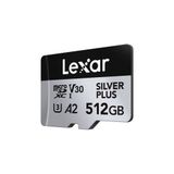 Lexar Silver Plus microSD UHS-I V30 512 GB 205 MB/s Hafıza Kartı