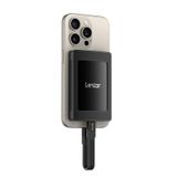 Lexar SL500M Manyetik Setli 1 TB Harici Taşınabilir SSD, Taşınabilir SSD USB3.2 Gen2, 2000 MB/s'ye Kadar Okumada Kompakt Harici Katı Hal Sürücüsü iPhone 16 Serisi/Mac/PS5/Laptop/PC ile