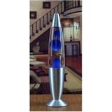 Lexi Bella Lav Lambası Gece Lambası Büyük Boy Lav Lambası Lava Lamp Konsept 41 cm Mavi